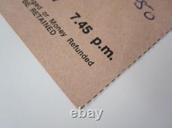 Queen Civic Hall Wolverhampton 1975 Concert Ticket Stub UK Tour 07.12.1975 EX