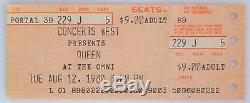 Queen Concert Ticket Stub 8/12/80 Omni Atlanta GA