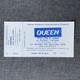 Queen Crazy Tour (1979) Purley Tiffany London U. K Concert Ticket + Stub Rare