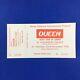 Queen Crazy Tour Alexandra Palace 1979 Uk Concert Ticket + Stub Rare
