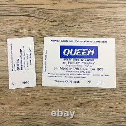 Queen Crazy Tour Purley Tiffany 1979 UK Concert Ticket + Stub Rare