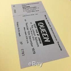 Queen Crazy Tour The Lyceum Ballroom 1979 UK Concert Ticket + Stub Rare