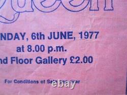 Queen'Earls Court London' 1977 A Day At The Races UK Tour Concert Ticket Stub