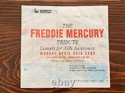 Queen Freddie Mercury 1992 Tribute Concert Ticket Stub Wembley Stadium UK