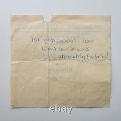 Queen + Hustler 1974 St. George's Hall Bradford UK Tour Concert Ticket Stub