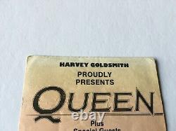 Queen Knebworth 1986 Ticket Stub UK Magic Tour Final Freddie Mercury Concert