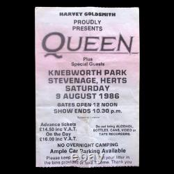 Queen Knebworth Park 1986 Concert Ticket Stub'A Kind Of Magic Tour' (VG+)