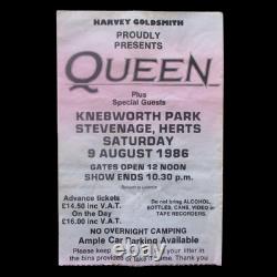 Queen Knebworth Park 1986 Concert Ticket Stub'A Kind Of Magic Tour' (VG+)