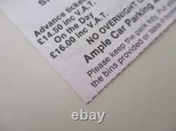 Queen Knebworth Park 1986 Concert Ticket Stub Final Freddie Mercury Concert Ex
