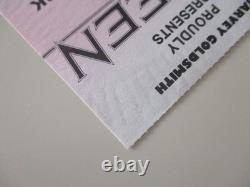 Queen Knebworth Park 1986 Concert Ticket Stub Final Freddie Mercury Concert (NM)