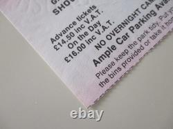 Queen Knebworth Park 1986 Concert Ticket Stub Final Freddie Mercury Concert (NM)