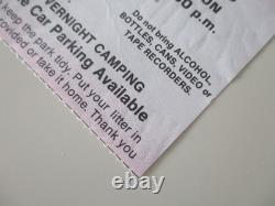 Queen Knebworth Park 1986 Concert Ticket Stub Final Freddie Mercury Concert (NM)