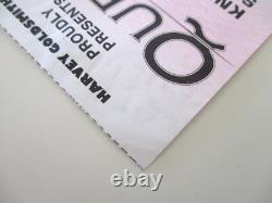 Queen Knebworth Ticket + Bottom Stub 1986 Final Freddie Mercury Concert EX+