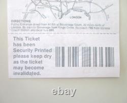Queen Knebworth Ticket + Bottom Stub 1986 Final Freddie Mercury Concert EX+