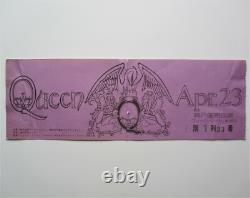Queen Kobe 1975 Concert Ticket Stub Japan Sheer Heart Attack Japanese Tour