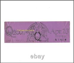 Queen Kobe 1975 Concert Ticket Stub Japan Sheer Heart Attack Japanese Tour