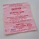 Queen Maine Road Manchester 1986 Magic Tour Uk Concert Ticket Stub