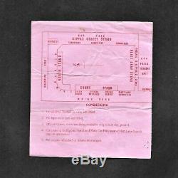 Queen Maine Road Manchester 1986 Magic Tour UK Concert Ticket Stub