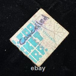 Queen Miami Marine Stadium Concert Ticket Stub March 15th 1975 Canceled For Rain