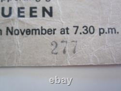 Queen (Mott The Hoople) 1973 Caley Picture House Edinburgh Concert Ticket Stub Queen (Mott The Hoople) 1973 Caley Picture House Edinburgh Concert Ticket Stub