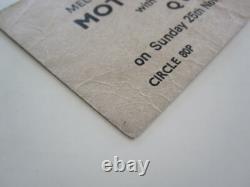 Queen (Mott The Hoople) 1973 Caley Picture House Edinburgh Concert Ticket Stub Queen (Mott The Hoople) 1973 Caley Picture House Edinburgh Concert Ticket Stub