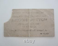 Queen (Mott The Hoople) 1973 Caley Picture House Edinburgh Concert Ticket Stub Queen (Mott The Hoople) 1973 Caley Picture House Edinburgh Concert Ticket Stub