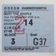 Queen (mott The Hoople) 1973 Hammersmith Odeon Uk Tour Concert Ticket Stub (nm)
