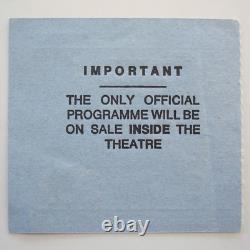 Queen (Mott The Hoople) 1973 Hammersmith Odeon UK Tour Concert Ticket Stub (NM)