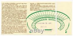 Queen Orig. Concert Ticket And Stub Budapest Hungary Népstadion 27. Jul. 1986