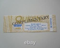 Queen Slane Castle Ireland 1986 Magic Tour Concert Ticket Stub Freddie Mercury