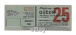 Queen The Works 1984 Tour Olympiahalle Munich Germany Concert Ticket Stub