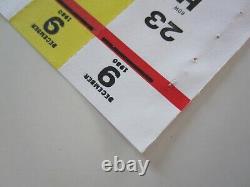 Queen Wembley Arena 1980 Concert Ticket All 3 Stubs Attached The Game UK Tour