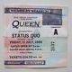 Queen Wembley Stadium 11th July 1986 Concert Ticket Stub Freddie Mercury (ex+)