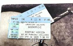 Queensryche Promised Land Concert Program 1995 Signed With Ticket Stub