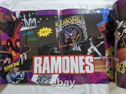 RAMONES 1990 Japan Tour Concert Program Ticket Stub