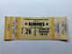 Ramones Concert Ticket Stub March 26, 1980 The Agora Ballroom Columbus Ohio