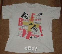 RARE 1988 Bryan Ferry/Roxy Music Bete Noire Concert T shirt & Ticket Stub