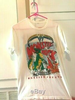 RARE 1988 Monsters of Rock Ticket Stub and Concert Shirt Great Condition