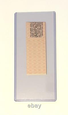 RARE ELVIS PRESLEY? TICKET STUB 8/17/77 PORTLAND, MAINE ELVIS PASSED AWAY 16th