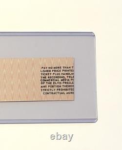 RARE ELVIS PRESLEY? TICKET STUB 8/17/77 PORTLAND, MAINE ELVIS PASSED AWAY 16th