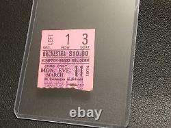 RARE Elvis Concert Ticket Stub March 11, 1974 Hampton Roads Virginia