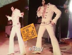 RARE Elvis Presley Concert ticket Stub Charlotte NC April 13th 1972 + 2 photos