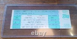 RARE FRANK SINATRA CHICAGO CONCERT TICKET STUB With TICKET TOP LOADER NM CONDITION