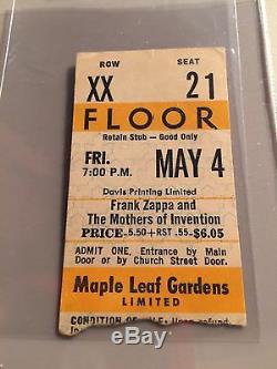 RARE Frank Zappa Concert Ticket Stub May 4, 1973 Maple Leaf Gardens The Mothers