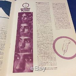 RARE Led Zeppelin ticket stub Osaka(not Tokyo) Japan tour concert program 1972
