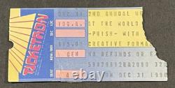 RARE Phish 12-31-1990 Concert Ticket Stub 2nd Annual NYE Extravaganza Boston MA