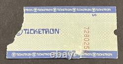 RARE Phish 12-31-1990 Concert Ticket Stub 2nd Annual NYE Extravaganza Boston MA