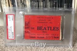 RARE The Beatles 1964 Concert Ticket STUB Atlantic City NJ 8/30/1964 PSA