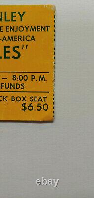 RARE The Beatles 1964 Concert Ticket Stub Kansas City Upper Deck Box
