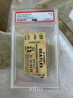 RARE VINTAGE BEATLES 1964 VANCOUVER CONCERT TICKET STUB PSA POP 1 of 3! 